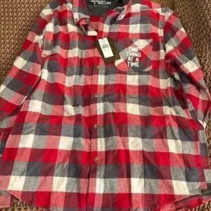 "One Thing At A Time" Morgan Wallen Flannel Shirt